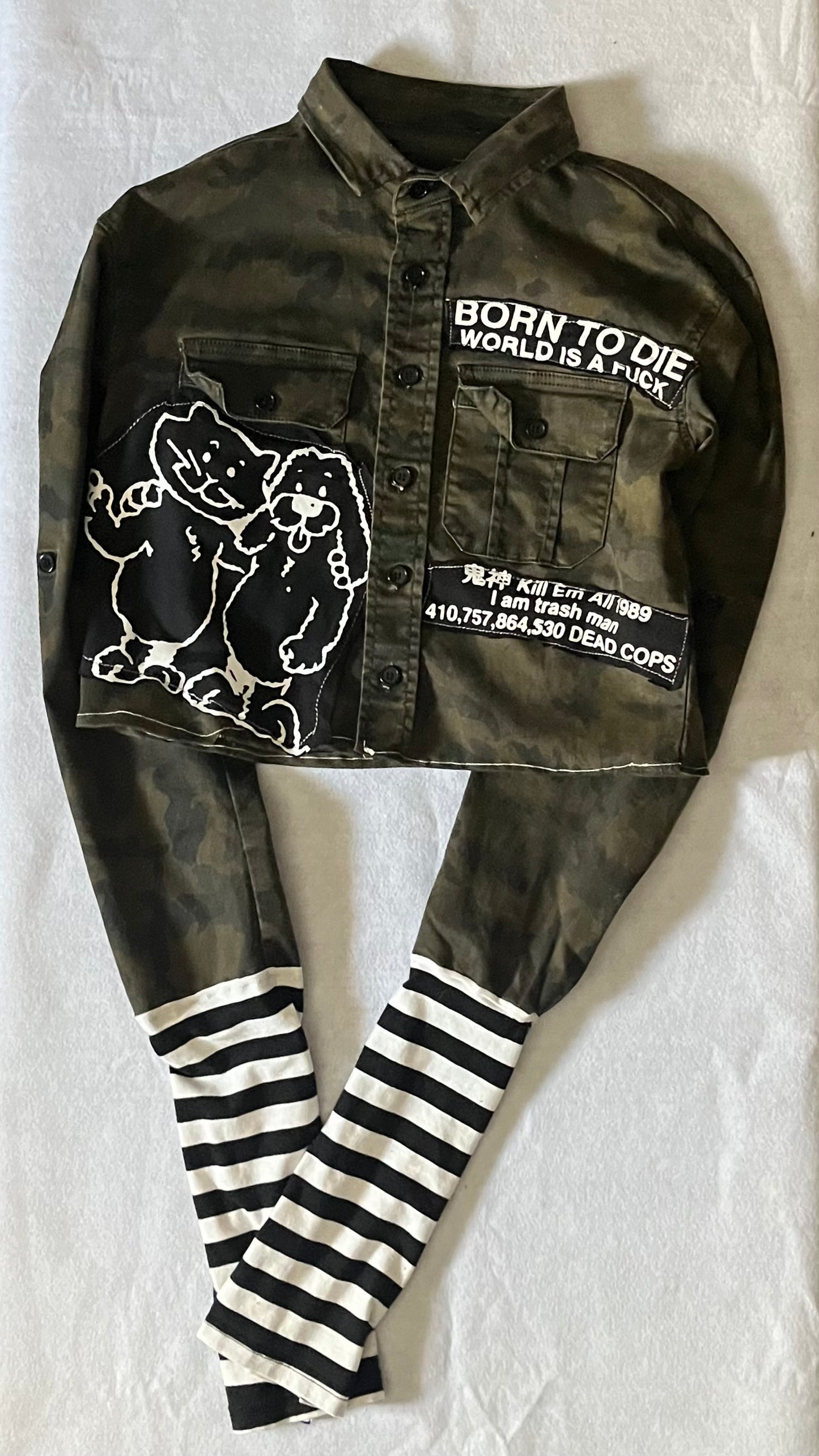 CROPPED BTDWAFKEM1989 MILITARY JACKET